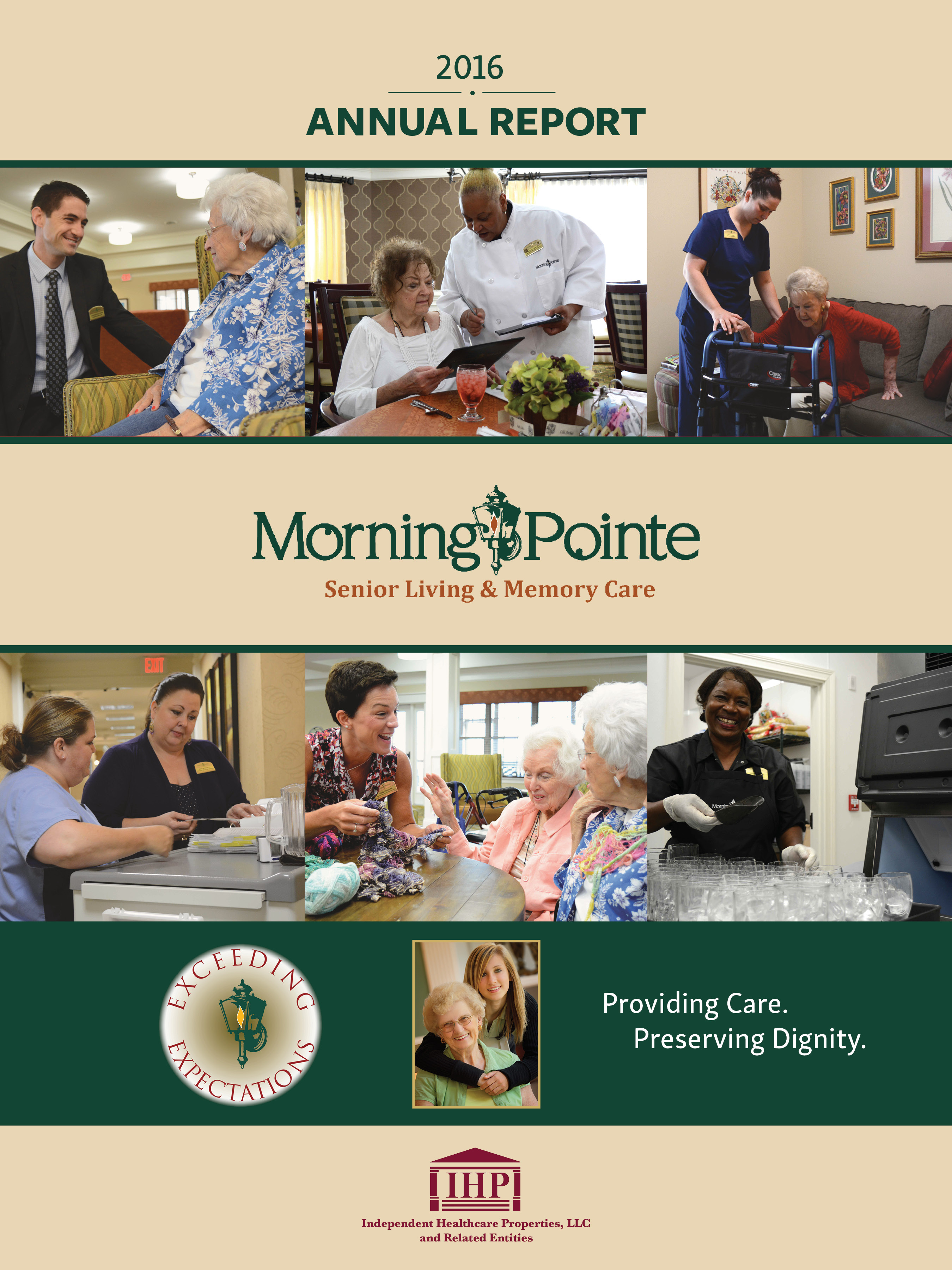 Morning Pointe Annual Report 2016 Morning Pointe Annual Report 2016